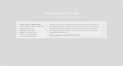 Desktop Screenshot of indiagst.com